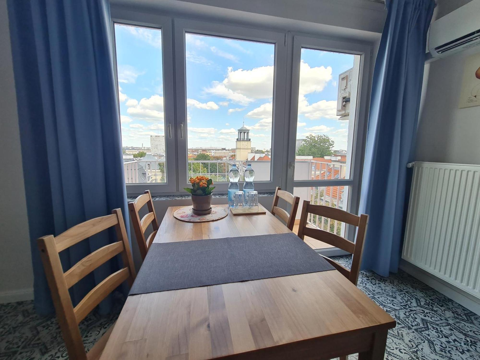 Apartament Wschodni Z Balkonem 4 Osoby Warschau Exterior foto