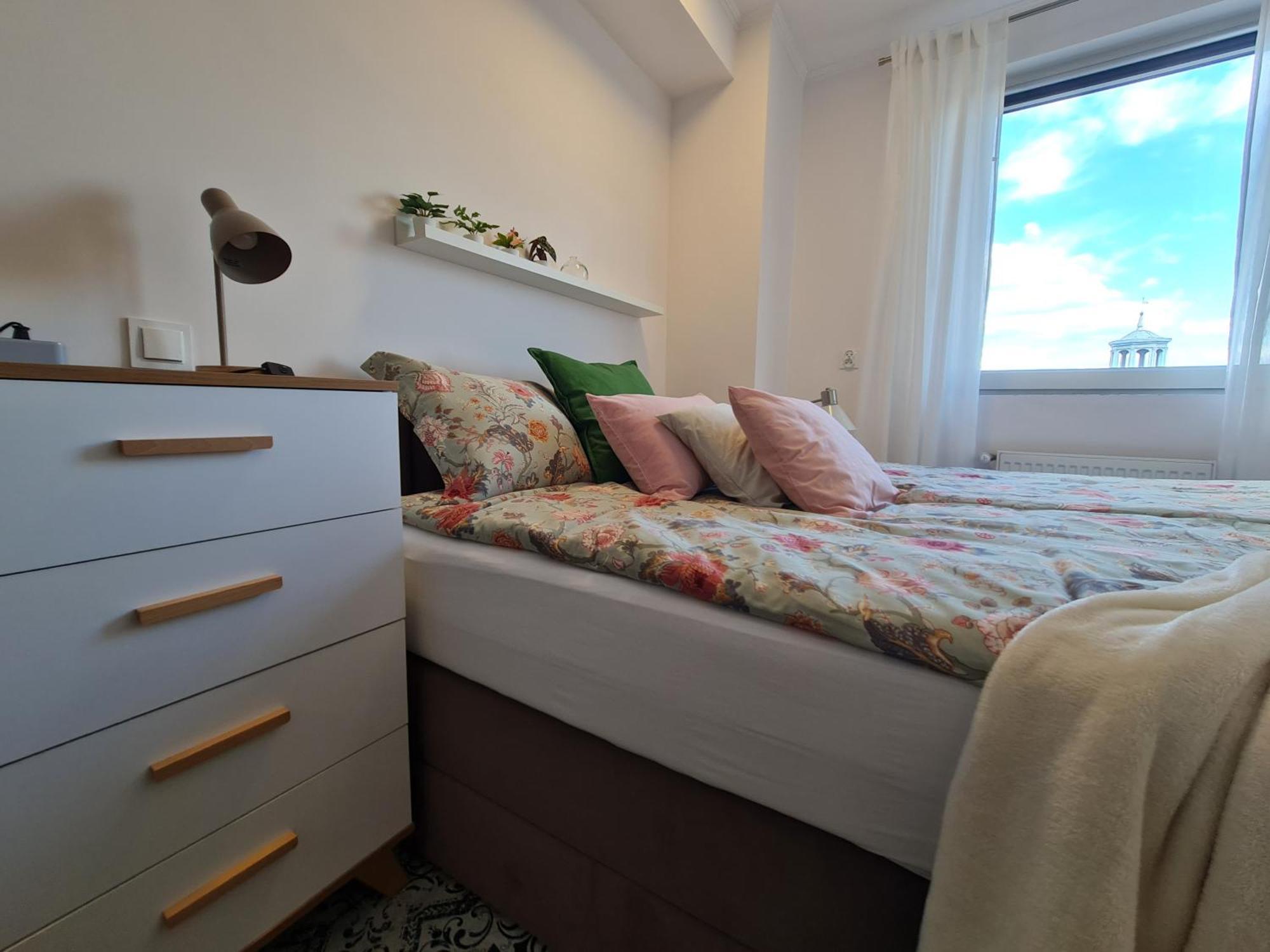Apartament Wschodni Z Balkonem 4 Osoby Warschau Exterior foto